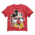 Disney's Mickey Mouse Boys 4-7 Red Tee, Boy's, Size: 4, Med Red