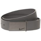 Men's Nike Plaque-buckle Belt, Size: 34, Dark Grey