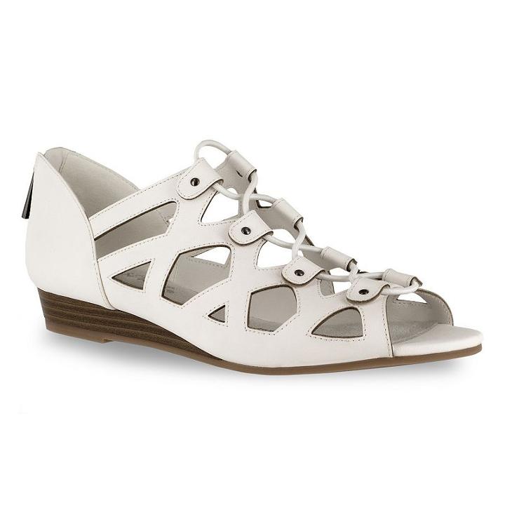 Easy Street Savvy Women's Sandals, Size: 11 Ww, White