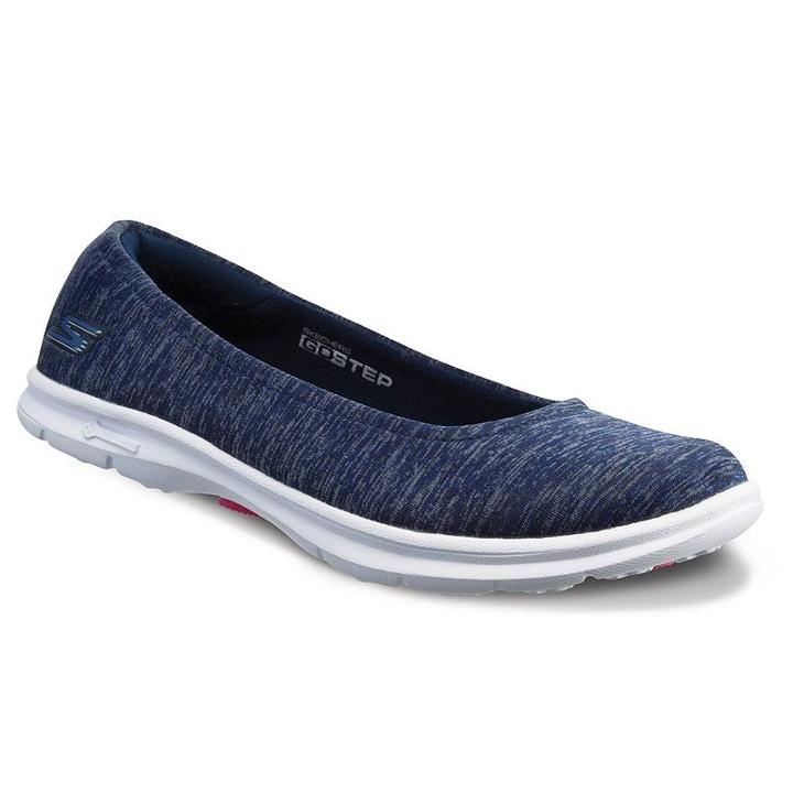 Skechers Go Step Challenge Women's Ballet Flats, Size: 6, Med Blue