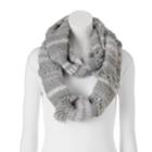 Sonoma Goods For Life&trade; Mixed Media Cozy Infinity Scarf, Women's, Grey
