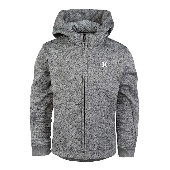 Boys 8-20 Hurley One & Only Full-zip Hoodie, Size: Medium, Oxford