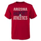 Boys' 4-18 Arizona Wildcats Light Streaks Tee, Size: 6-7, Dark Red