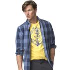 Men's Chaps Classic-fit Button-down Shirt, Size: Medium, Blue
