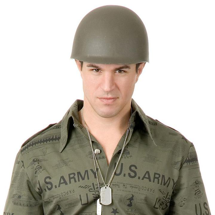 Adult G.i. Army Costume Helmet, Green