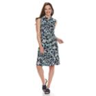 Women's Croft & Barrow&reg; Print Belted Shirt Dress, Size: Xl, Dark Blue