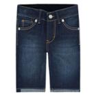 Girls 4-6x Levi's Sweetie Bermuda Shorts, Girl's, Size: 6x, Dark Blue