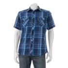 Big & Tall Rock & Republic Classic-fit Plaid Button-down Shirt, Men's, Size: 3xl Tall, Blue