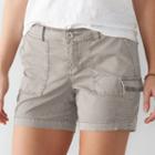 Women's Sonoma Goods For Life&trade; Utility Shorts, Size: 2, Silver
