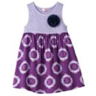 Girls 4-6x Design 365 Smocked Bodice Tie-dye Dress, Girl's, Size: 5, Purple Oth