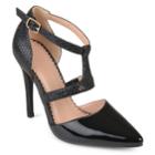 Journee Collection Brigid Women's High Heels, Size: Medium (7.5), Black