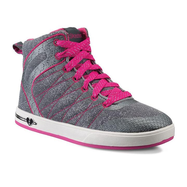 Skechers Shoutouts Glitzy Ritz Girls' High-top Sneakers, Girl's, Size: 12, Yellow Oth