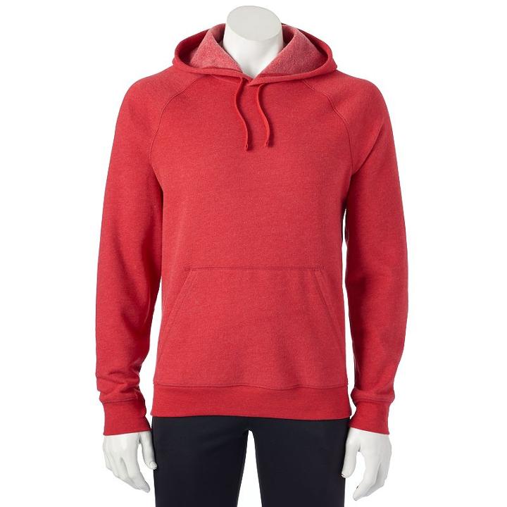 Big & Tall Tek Gear&reg; Fleece Hoodie, Men's, Size: 3xb, Med Red