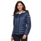 Women's Halitech Hooded Packable Puffer Jacket, Size: Xl, Blue