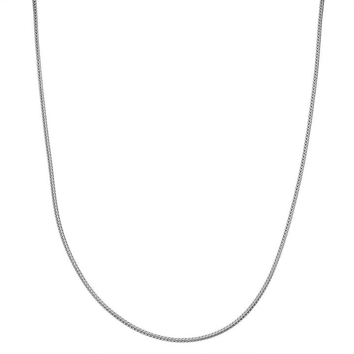 Junior Jewels Kids' Sterling Silver Wheat Chain Necklace, Women's, Size: 13, Grey