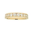 14k Gold 1 Carat T.w. Diamond Anniversary Ring, Women's, Size: 8, White