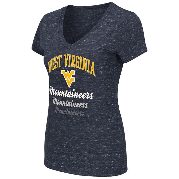 Women's West Virginia Mountaineers Delorean Tee, Size: Medium, Blue Other