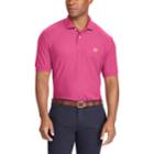Big & Tall Chaps Classic-fit Mesh Polo, Men's, Size: Xl Tall, Dark Pink