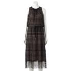 Women's Suite 7 Geometric Blouson Maxi Dress, Size: 14, Oxford