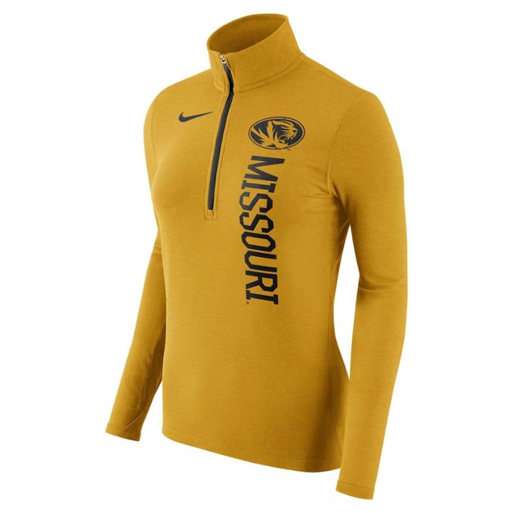 Women's Nike Missouri Tigers Element Pullover, Size: Xxl, Gold