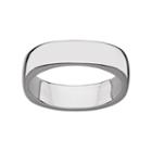 Sterling Silver Wedding Band, Adult Unisex, Size: 11, Grey