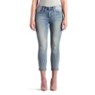Women's Rock & Republic&reg; Berlin Cuffed Capris, Size: 12 Short, Light Blue