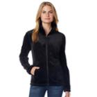 Women's Heat Keep Luxe Fleece Jacket, Size: Large, Black