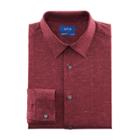 Men's Apt. 9&reg; Slim-fit Premier Flex Collar Stretch Dress Shirt, Size: 16.5-34/35, Red