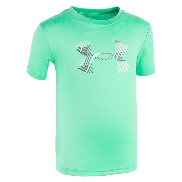 Boys 4-7 Under Armour Linear Logo Graphic Tee, Boy's, Size: 6, Green