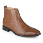 Vance Co. Alex Men's Cap-toe Dress Boots, Size: 12, Lt Brown