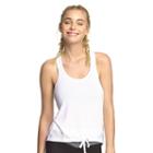 Women's Colosseum Water Club Mesh Racerback Yoga Tank, Size: Xs, White