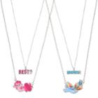 Girls 4-16 My Little Pony Pinkie Pie & Rainbow Dash Best Friends Charm Necklace Set, Multicolor