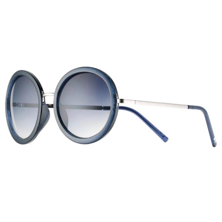 Lc Lauren Conrad Runway Collection 52mm Myth Round Sunglasses, Women's, Blue