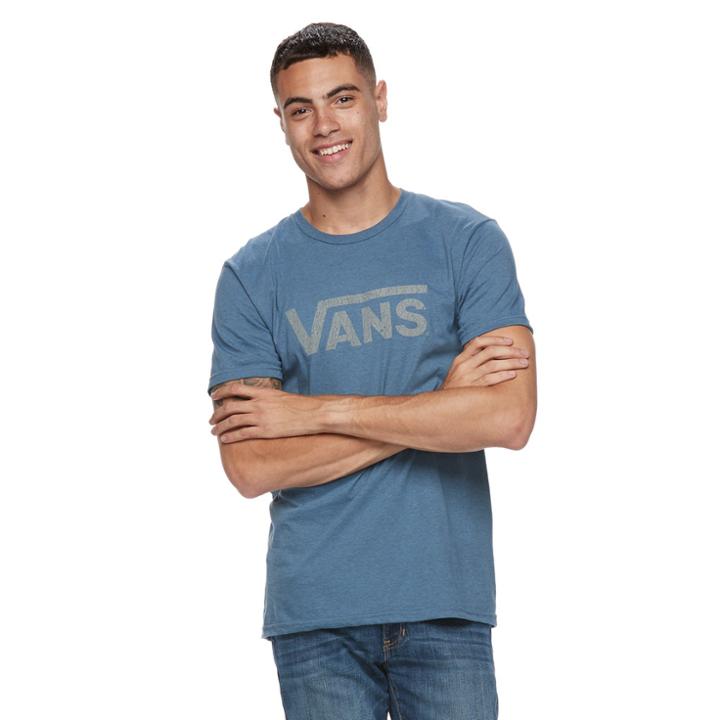 Men's Vans Asphault Tee, Size: Medium, Med Blue