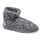 Men's Muk Luks Mark Bootie Slippers, Size: Large, Grey (charcoal)
