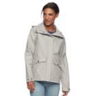 Women's Columbia Cherry Creek Hooded Rain Jacket, Size: Large, Dark Grey