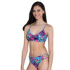 Women's Dolfin Strappy 2-piece Bikini Set, Size: Medium, Origami