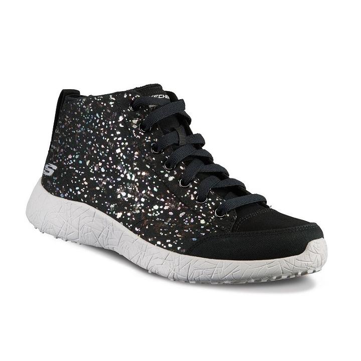 Skechers Burst Own The Night Women's High-top Sneakers, Size: 9, Grey (charcoal)