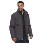 Men's Dockers Softshell Jacket, Size: Large, Grey (charcoal)