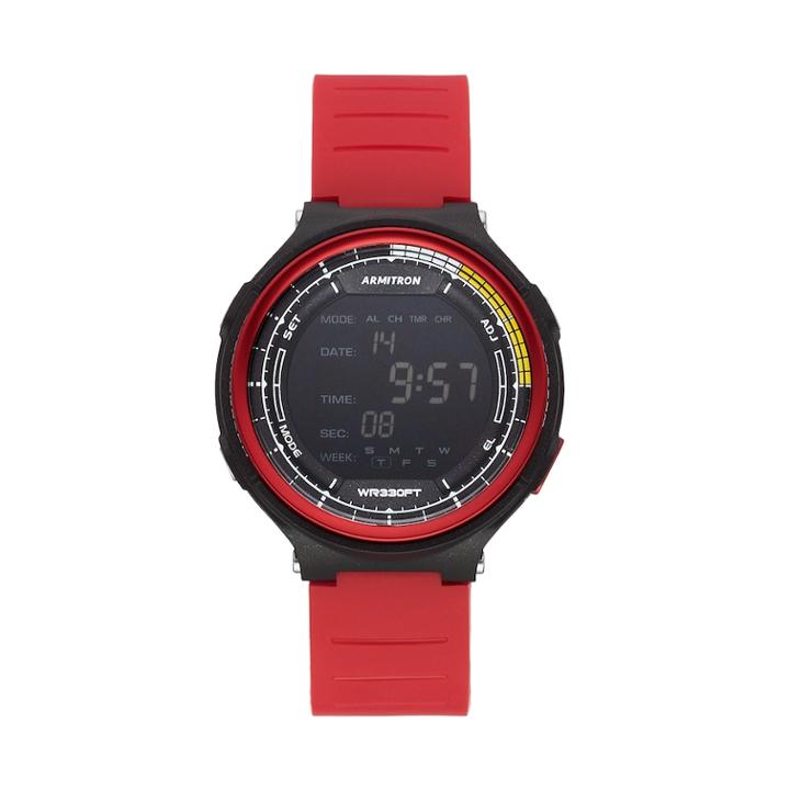 Armitron Men's Digital Chronograph Sport Watch - 40/8418red, Size: Large, Red