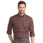 Big & Tall Arrow Heritage Regular-fit Plaid Button-down Shirt, Men's, Size: 2xb, Dark Red