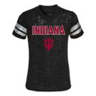 Girls 4-6x Indiana Hoosiers Opal Burnout Tee, Girl's, Size: M(5/6), Black