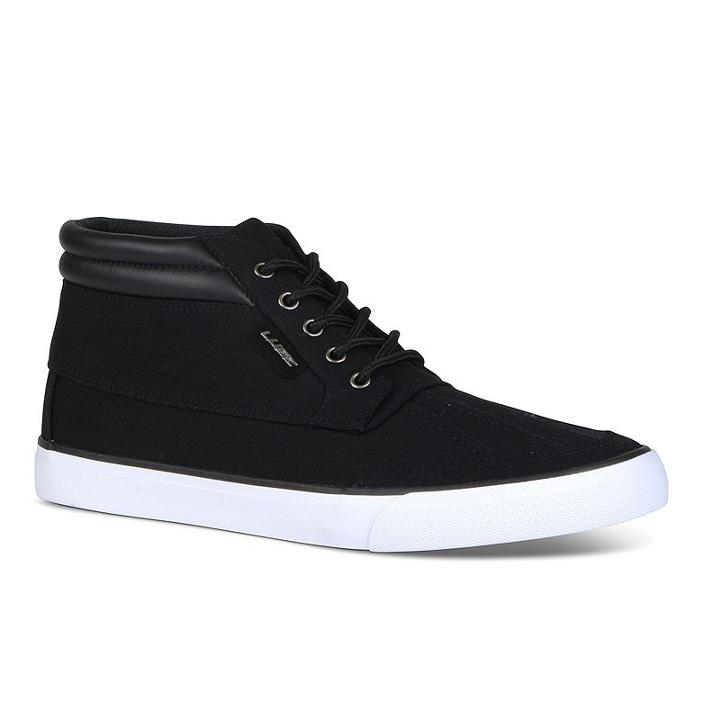 Lugz Boomer Men's Duck-toe Sneakers, Size: 12, Black