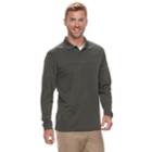 Men's Haggar&reg; Cool 18&reg; Pro Classic-fit Performance Polo, Size: Medium, Green