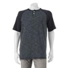 Big & Tall Urban Pipeline&reg; Max Flex Classic-fit Heathered Henley, Men's, Size: 3xl Tall, Grey