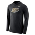 Men's Nike Purdue Boilermakers Dri-fit Hooded Tee, Size: Small, Black