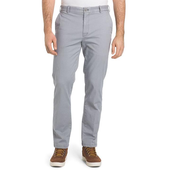 Men's Izod Saltwater Straight-fit Chino Pants, Size: 34x32, Med Grey