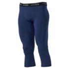 Men's Tek Gear&reg; Dry Tek Baselayer 3/4 Pants, Size: Large, Dark Blue