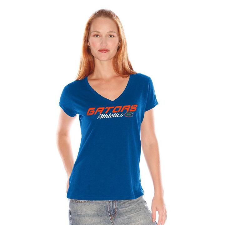 Women's Florida Gators Fair Catch Tee, Size: Medium, Blue
