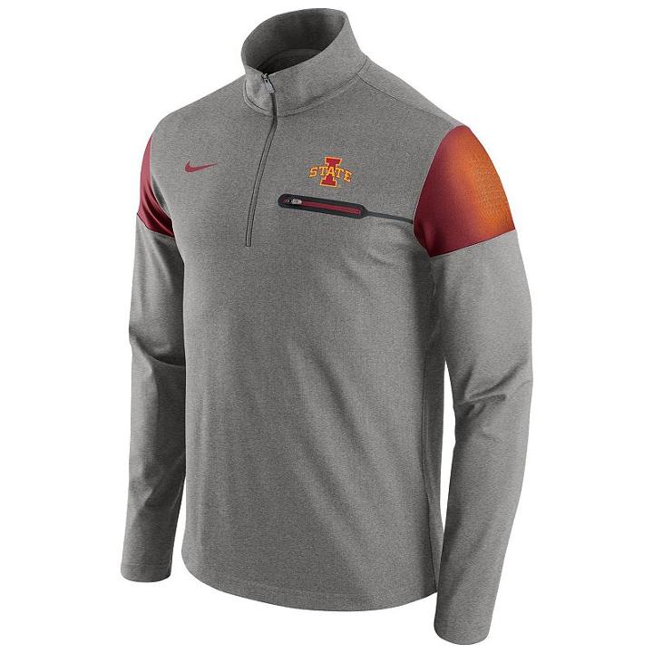 Men's Nike Iowa State Cyclones Elite Coaches Dri-fit Pullover, Size: Small, Ovrfl Oth